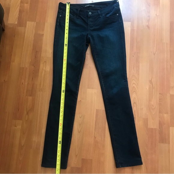 SERFONTAINE | The Euphoria Blue Denim Skinny Jeans With Dark Wash Size 27 - Picture 10 of 14